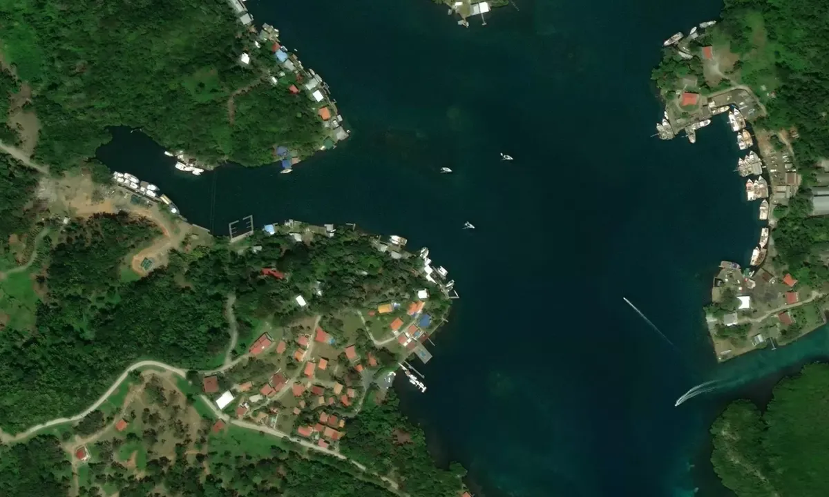 Satelite image of Jonesville Point Marina