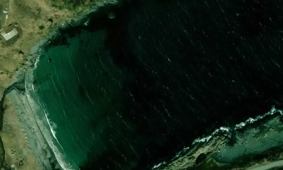 Satelite image of Jøvika - Kvitnes