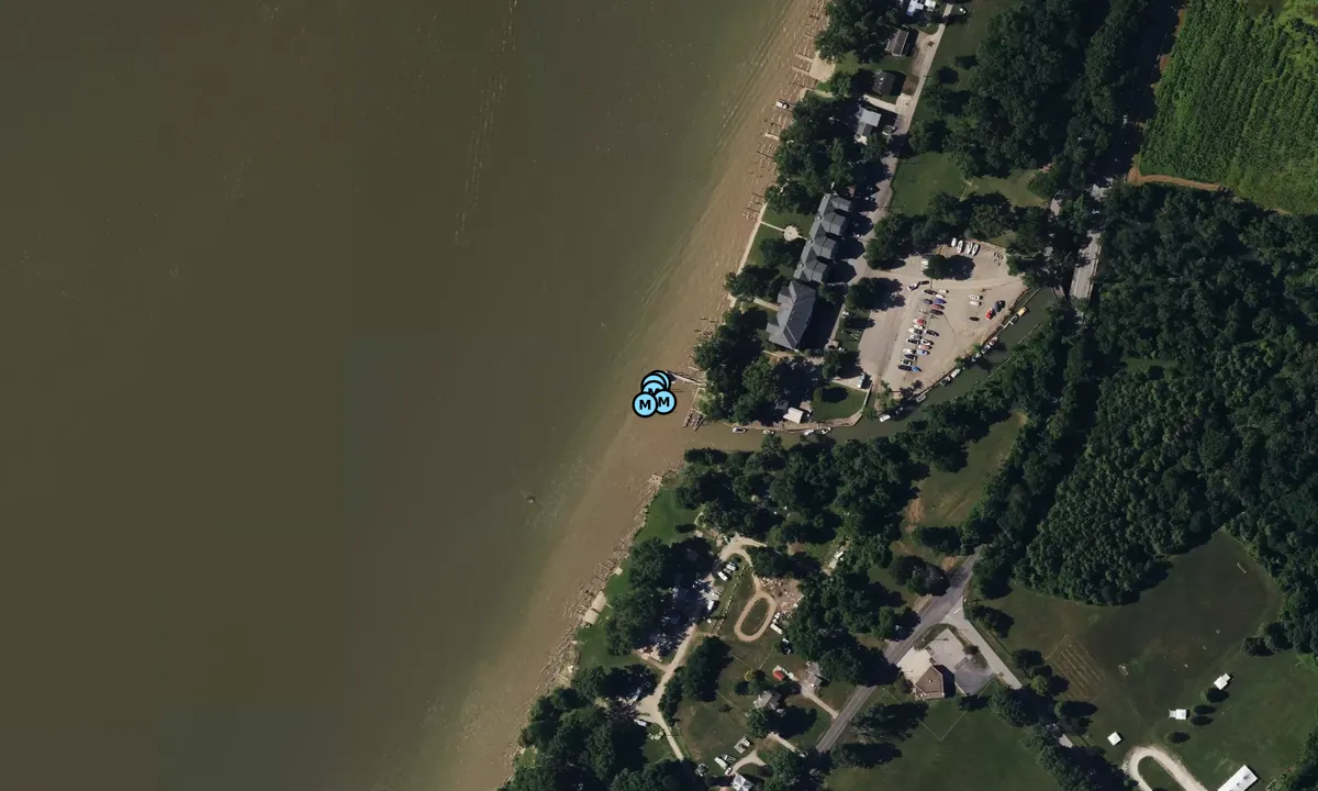 Satelite image of Juniper Beach Docks