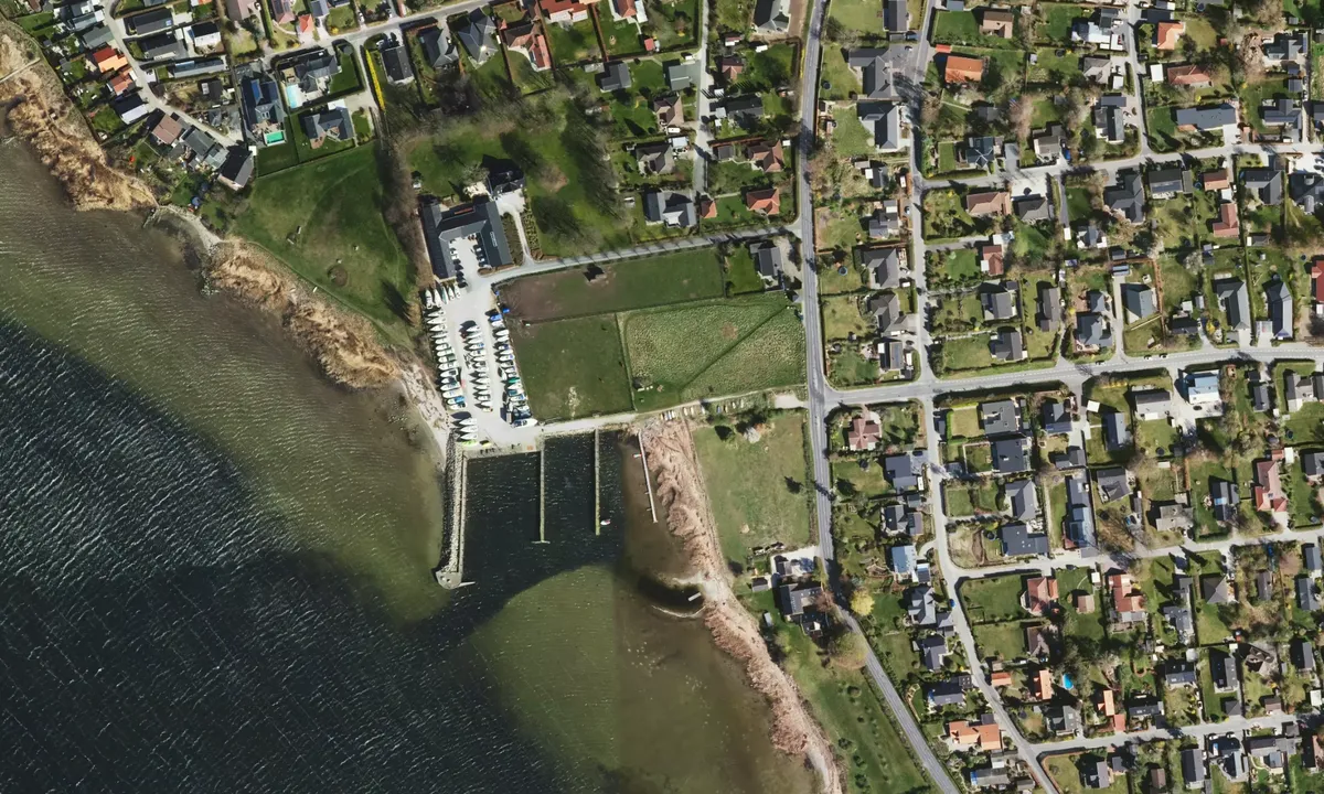 Flyfoto av Jyllinge Nordhavn