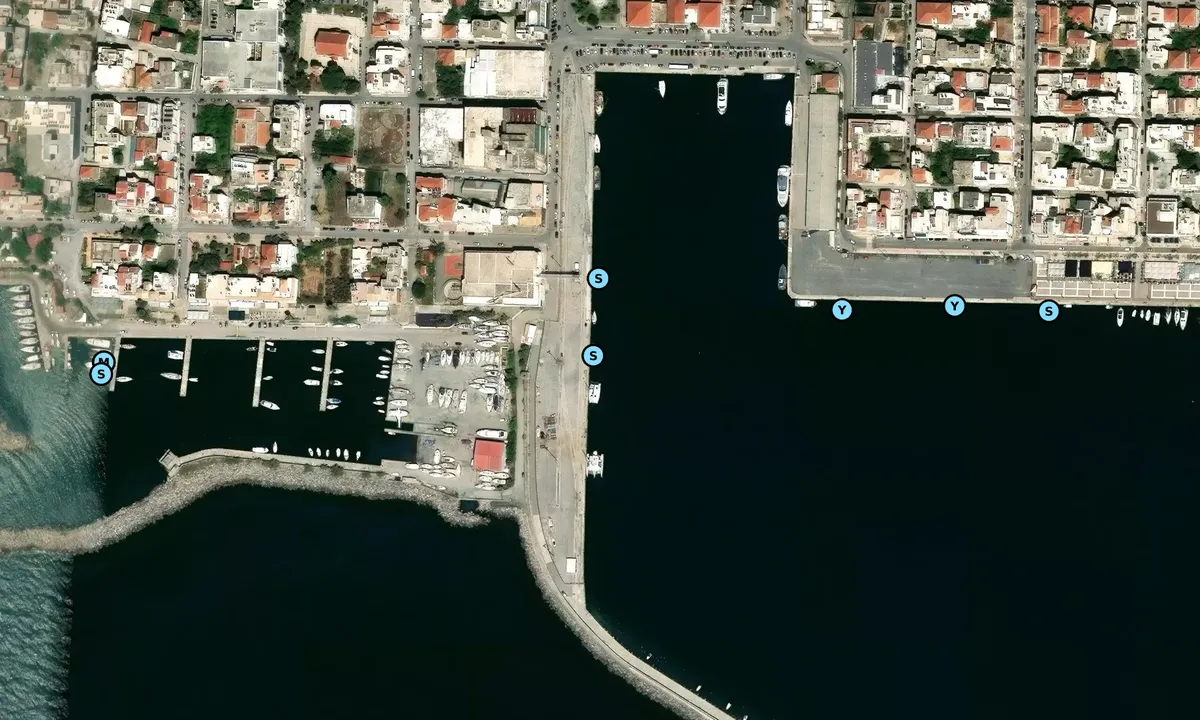 Satelite image of Kalamata Public quay