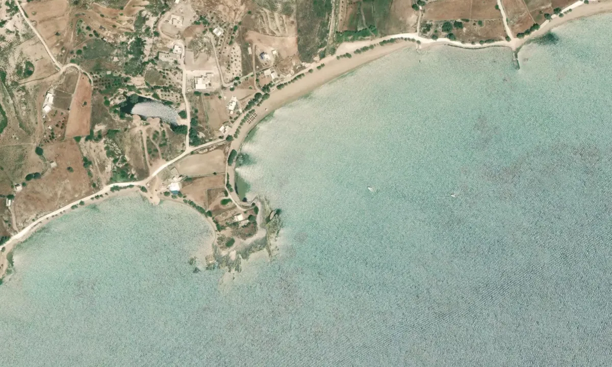 Flyfoto av kalamitsi bay