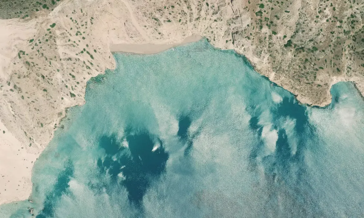 Flyfoto av Kalamos Beach