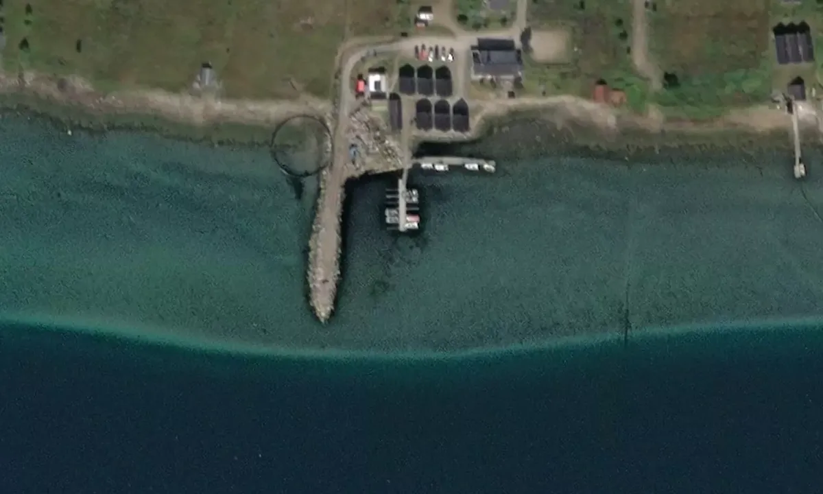 Satelite image of Kaldfarnes