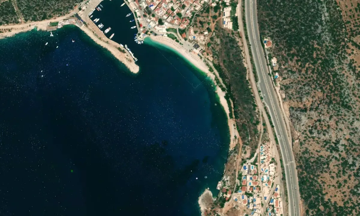 Flyfoto av Kalkan Limani
