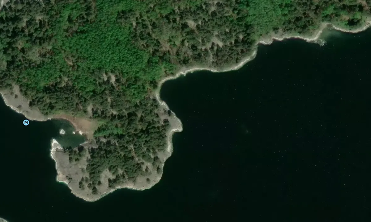 Satelite image of Kallhamn bakfickan