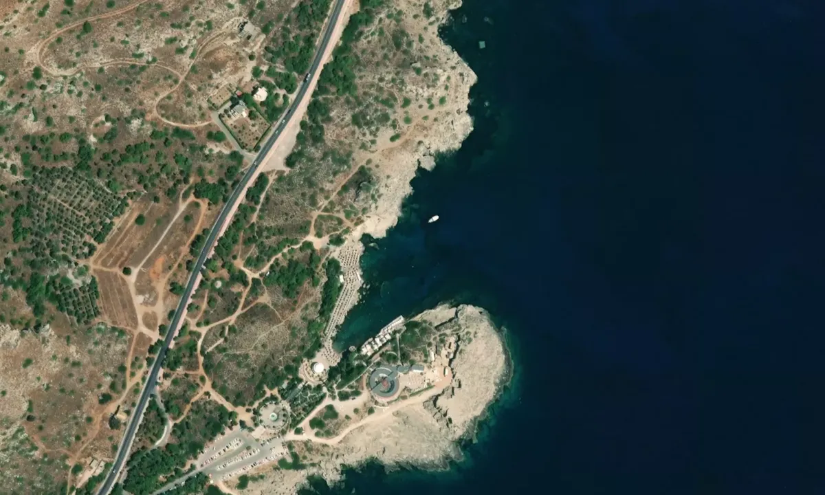 Flyfoto av Kallithea