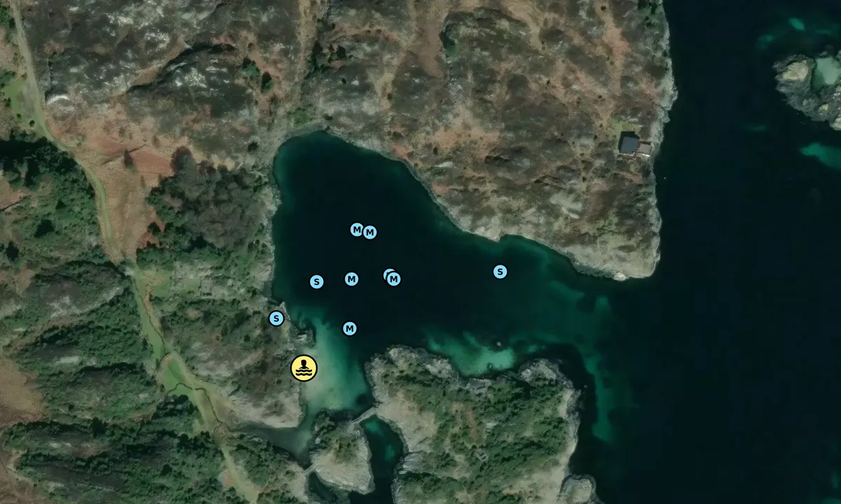 Satelite image of Kalsundholmen Austevoll