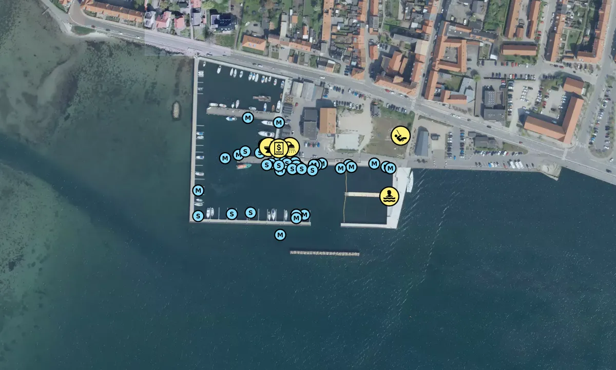 Satelite image of Kalundborg Vesthavn