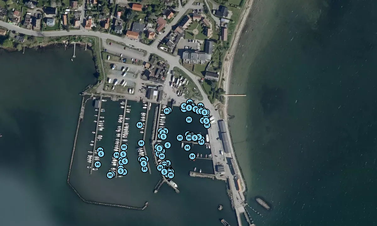 Satelite image of Kalvehave Havn