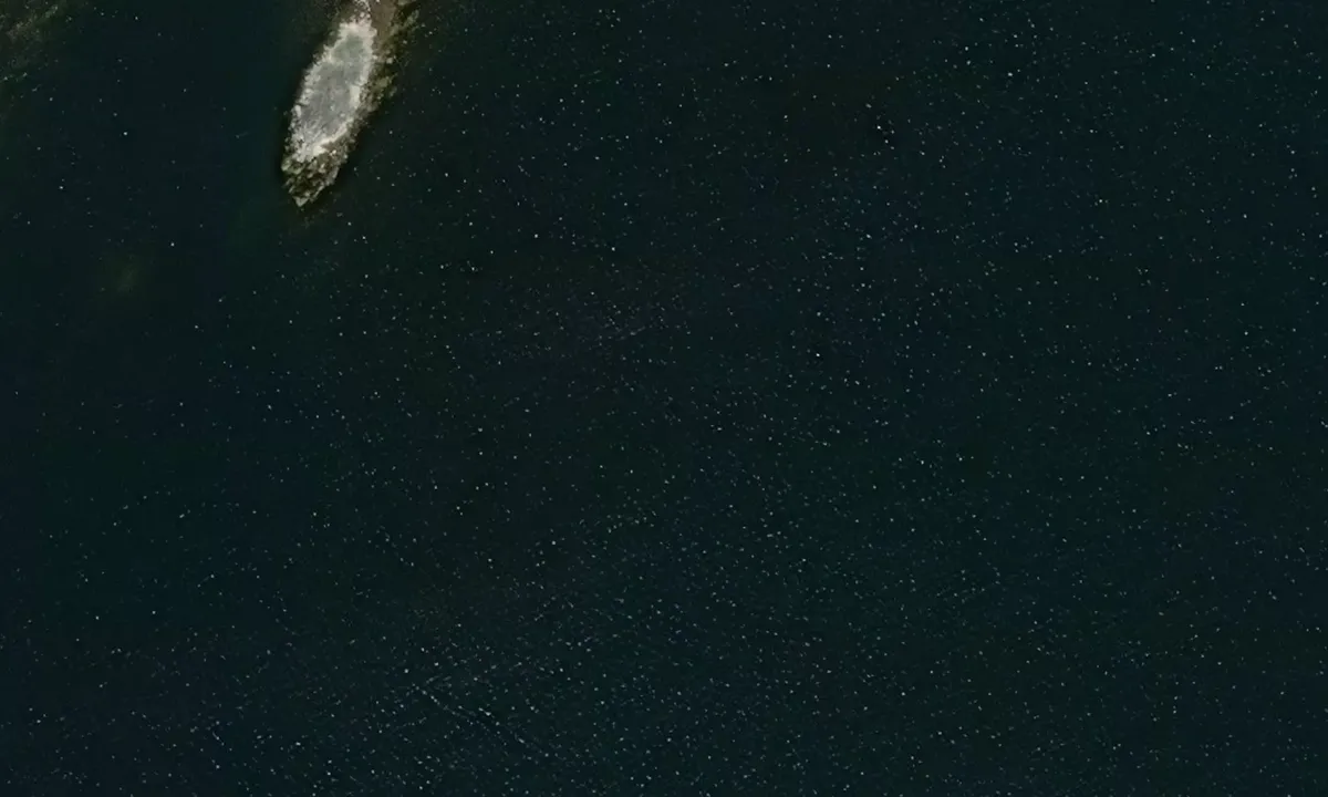 Satelite image of Kalvön - Kristinehamn
