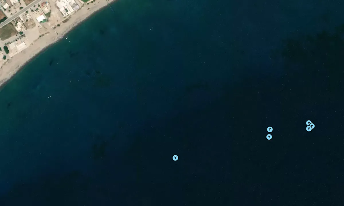 Satelite image of Kamares Bay