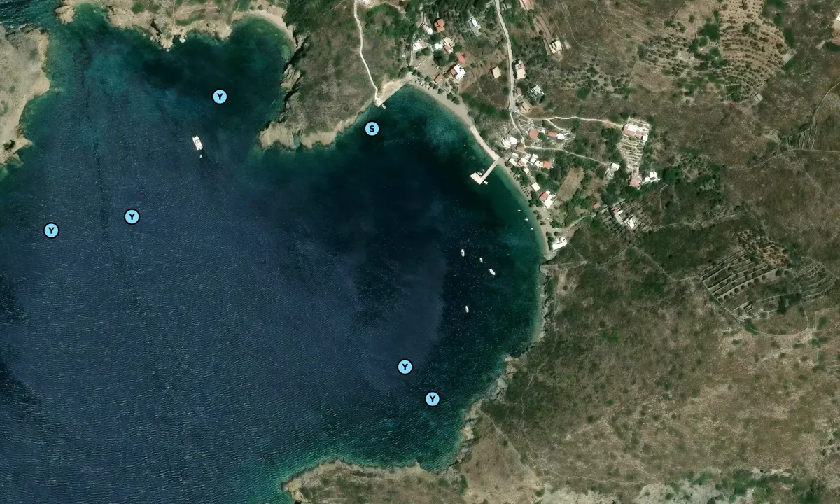 Satelite image of Kampi Beach