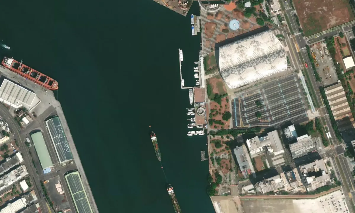 Flyfoto av Kaohsiung Port Pier