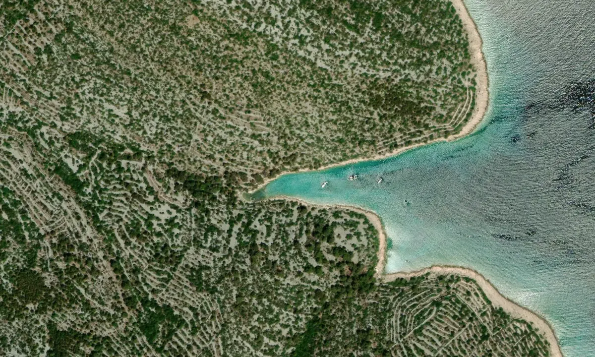 Flyfoto av Kaprije Island - East Side