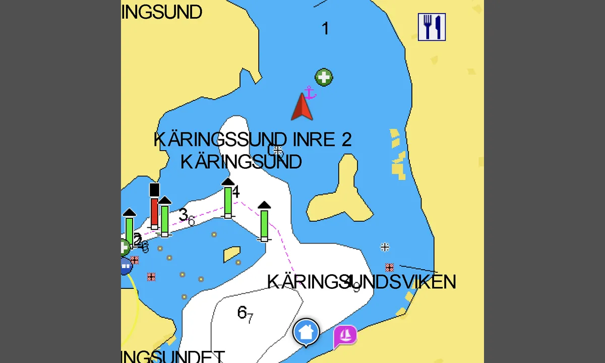 Käringsund: {"base": "no", "no": "Svaiplass i bukten nord for havna. Ca 4 meter dybde. Pass p\u00e5 steinen i innseilingen.", "se": "<p>Svajplats i viken norr om hamnen. Ca 4 meter djup. Se upp f\u00f6r stenen vid inloppet.</p>", "en": "Swinging room in the bay north of the harbor. Approximately 4 meters depth. Watch out for the rock in the approach.", "da": "Svingplads i bugten nord for havnen. Ca. 4 meter dybde. Pas p\u00e5 stenen i indsejlingen.", "fr": "Zone d'\u00e9vitage dans la baie au nord du port. Environ 4 m\u00e8tres de profondeur. Attention aux rochers \u00e0 l'entr\u00e9e.", "de": "Schwojraum in der Bucht n\u00f6rdlich des Hafens. Ca. 4 Meter Tiefe. Achtung auf den Stein bei der Einfahrt.", "es": "Lugar de fondeo en la bah\u00eda al norte del puerto. Profundidad de aproximadamente 4 metros. Cuidado con las piedras en la entrada.", "it": "Spazio per l'ancoraggio nella baia a nord del porto. Circa 4 metri di profondit\u00e0. Attenzione alla roccia all'ingresso.", "pt": "Espa\u00e7o de oscila\u00e7\u00e3o na ba\u00eda ao norte do porto. Aproximadamente 4 metros de profundidade. Aten\u00e7\u00e3o \u00e0s pedras na entrada.", "nl": "Zwaaiplaats in de baai ten noorden van de haven. Ongeveer 4 meter diepte. Let op de steen bij de ingang.", "pl": "Kotwicowisko w zatoce na p\u00f3\u0142noc od portu. G\u0142\u0119boko\u015b\u0107 oko\u0142o 4 metr\u00f3w. Uwa\u017caj na kamie\u0144 przy wej\u015bciu do portu.", "uk": "\u041c\u0456\u0441\u0446\u0435 \u0434\u043b\u044f \u0440\u043e\u0437\u0433\u043e\u0439\u0434\u0443\u0432\u0430\u043d\u043d\u044f \u0432 \u0431\u0443\u0445\u0442\u0456 \u043d\u0430 \u043f\u0456\u0432\u043d\u043e\u0447\u0456 \u0432\u0456\u0434 \u0433\u0430\u0432\u0430\u043d\u0456. \u041f\u0440\u0438\u0431\u043b\u0438\u0437\u043d\u043e 4 \u043c\u0435\u0442\u0440\u0438 \u0433\u043b\u0438\u0431\u0438\u043d\u0438. \u0421\u0442\u0435\u0440\u0435\u0436\u0456\u0442\u044c\u0441\u044f \u043a\u0430\u043c\u0435\u043d\u044e \u043f\u0456\u0434 \u0447\u0430\u0441 \u0432\u0445\u043e\u0434\u0443 \u0432 \u0433\u0430\u0432\u0430\u043d\u044c.", "ro": "Loc de ancorare \u00een golf, la nord de port. Ad\u00e2ncime de aproximativ 4 metri. Ave\u021bi grij\u0103 la piatra din canalul de acces.", "tr": "Liman\u0131n kuzeyindeki koyda demirleme alan\u0131. Yakla\u015f\u0131k 4 metre derinlik. Limana giri\u015fte kayaya dikkat edin.", "el": "\u03a7\u03ce\u03c1\u03bf\u03c2 \u03b1\u03b3\u03ba\u03c5\u03c1\u03bf\u03b2\u03bf\u03bb\u03af\u03b1\u03c2 \u03c3\u03c4\u03bf\u03bd \u03ba\u03cc\u03bb\u03c0\u03bf \u03b2\u03cc\u03c1\u03b5\u03b9\u03b1 \u03c4\u03bf\u03c5 \u03bb\u03b9\u03bc\u03b1\u03bd\u03b9\u03bf\u03cd. \u0392\u03ac\u03b8\u03bf\u03c2 \u03c0\u03b5\u03c1\u03af\u03c0\u03bf\u03c5 4 \u03bc\u03ad\u03c4\u03c1\u03b1. \u03a0\u03c1\u03bf\u03c3\u03ad\u03c7\u03b5\u03c4\u03b5 \u03c4\u03b9\u03c2 \u03c0\u03ad\u03c4\u03c1\u03b5\u03c2 \u03ba\u03b1\u03c4\u03ac \u03c4\u03b7\u03bd \u03b5\u03af\u03c3\u03bf\u03b4\u03bf.", "cs": "Kotvi\u0161t\u011b v z\u00e1toce severn\u011b od p\u0159\u00edstavu. Hloubka cca 4 metry. Dejte pozor na k\u00e1men p\u0159i vplut\u00ed.", "hu": "Horgonyz\u00f3hely az \u00f6b\u00f6lben, az \u00e9szaki kik\u00f6t\u0151t\u0151l. Kb. 4 m\u00e9ter m\u00e9lys\u00e9g. Vigy\u00e1zzon a k\u00f6vekre a behaj\u00f3z\u00e1sn\u00e1l.", "fi": "K\u00e4\u00e4nt\u00f6alue poukamassa sataman pohjoispuolella. Noin 4 metrin syvyys. Varo kive\u00e4 sis\u00e4\u00e4najossa.", "bg": "\u041c\u044f\u0441\u0442\u043e \u0437\u0430 \u0441\u0432\u043e\u0431\u043e\u0434\u043d\u043e \u0437\u0430\u043a\u043e\u0442\u0432\u044f\u043d\u0435 \u0432 \u0437\u0430\u043b\u0438\u0432\u0430 \u0441\u0435\u0432\u0435\u0440\u043d\u043e \u043e\u0442 \u043f\u0440\u0438\u0441\u0442\u0430\u043d\u0438\u0449\u0435\u0442\u043e. \u041e\u043a\u043e\u043b\u043e 4 \u043c\u0435\u0442\u0440\u0430 \u0434\u044a\u043b\u0431\u043e\u0447\u0438\u043d\u0430. \u0412\u043d\u0438\u043c\u0430\u0432\u0430\u0439\u0442\u0435 \u0437\u0430 \u043a\u0430\u043c\u044a\u043a\u0430 \u043f\u0440\u0438 \u0432\u043b\u0438\u0437\u0430\u043d\u0435\u0442\u043e.", "sr": "\u041c\u0435\u0441\u0442\u043e \u0437\u0430 \u043a\u043b\u0430\u0442\u0435\u045a\u0435 \u0443 \u0443\u0432\u0430\u043b\u0438 \u0441\u0435\u0432\u0435\u0440\u043d\u043e \u043e\u0434 \u043b\u0443\u043a\u0435. \u041e\u043a\u043e 4 \u043c\u0435\u0442\u0440\u0430 \u0434\u0443\u0431\u0438\u043d\u0435. \u041f\u0430\u0437\u0438\u0442\u0435 \u043d\u0430 \u0441\u0442\u0435\u043d\u0443 \u0443 \u043f\u0440\u0438\u043b\u0430\u0437\u0443.", "et": "Ankrupaik lahes p\u00f5hja pool sadamat. Umbes 4 meetri s\u00fcgavus. J\u00e4lgi purjes\u00f5idu ajal kalju.", "lv": "Enkuro\u0161anas vieta l\u012bc\u012b uz zieme\u013ciem no ostas. Apm\u0113ram 4 metru dzi\u013cums. Uzmanieties no akmens ien\u0101kot ost\u0101.", "lt": "Inkaravimosi vieta \u012flankoje \u012f \u0161iaur\u0119 nuo uosto. Apie 4 metr\u0173 gylio. Saugokit\u0117s akmens \u012fplaukoje."}