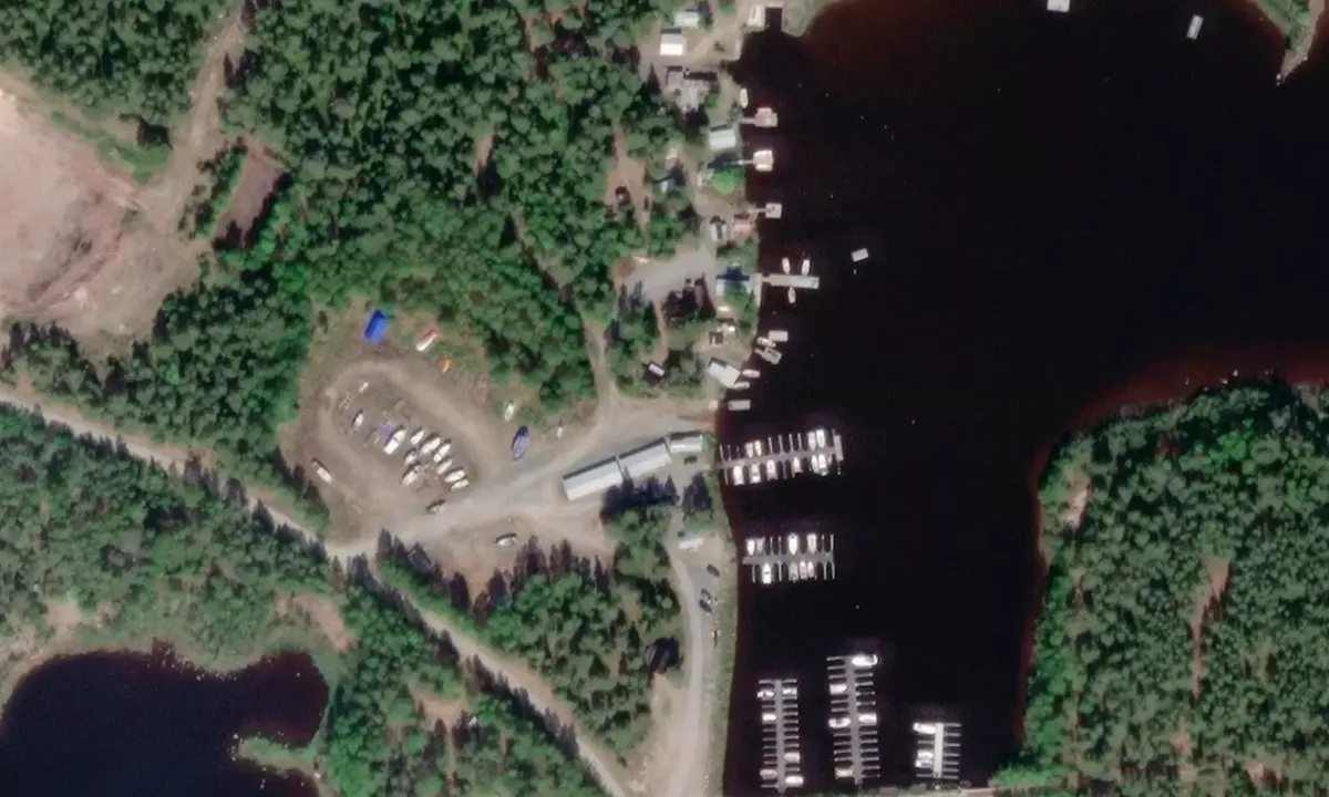 Satelite image of Karlsborg