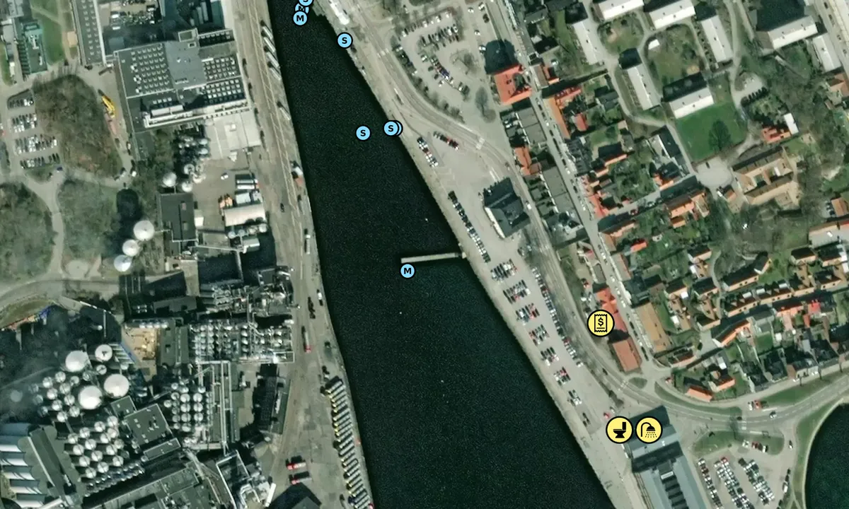 Satelite image of Karlshamn - Centralhamnen