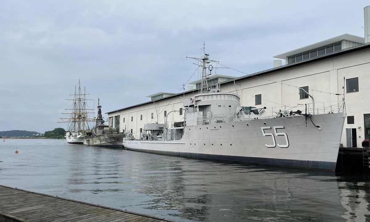 Karlskrona Stadsmarina: Museum og båtutstilling på Stumholmen