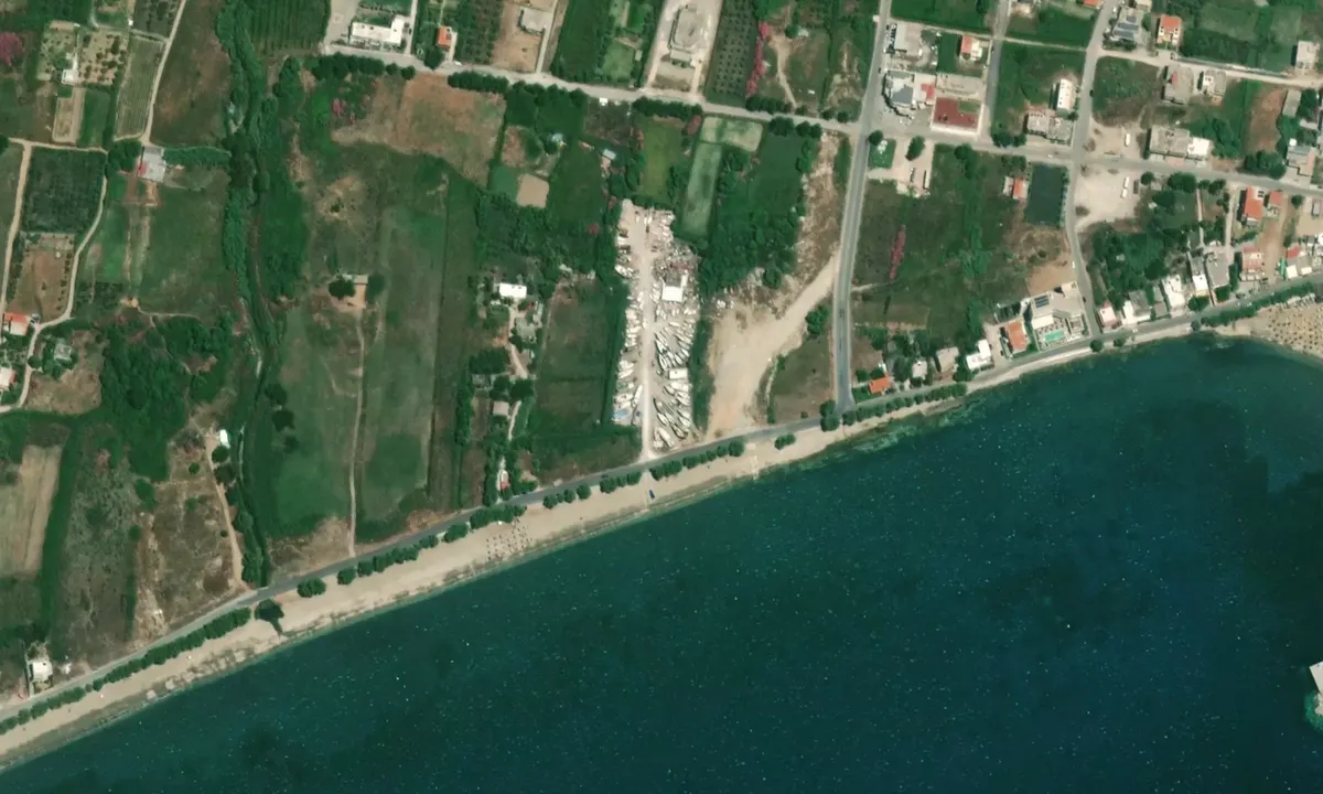 Flyfoto av Karystos Boatyard