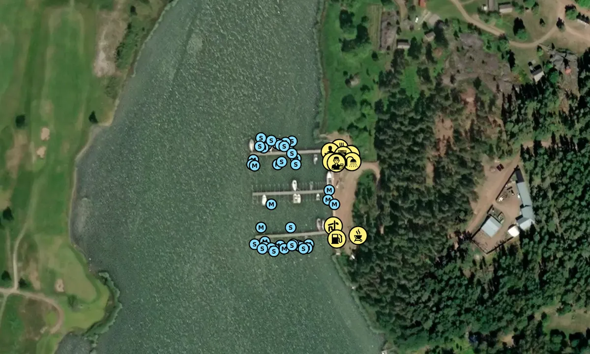 Satelite image of Kastelholms Gästhamn Marina