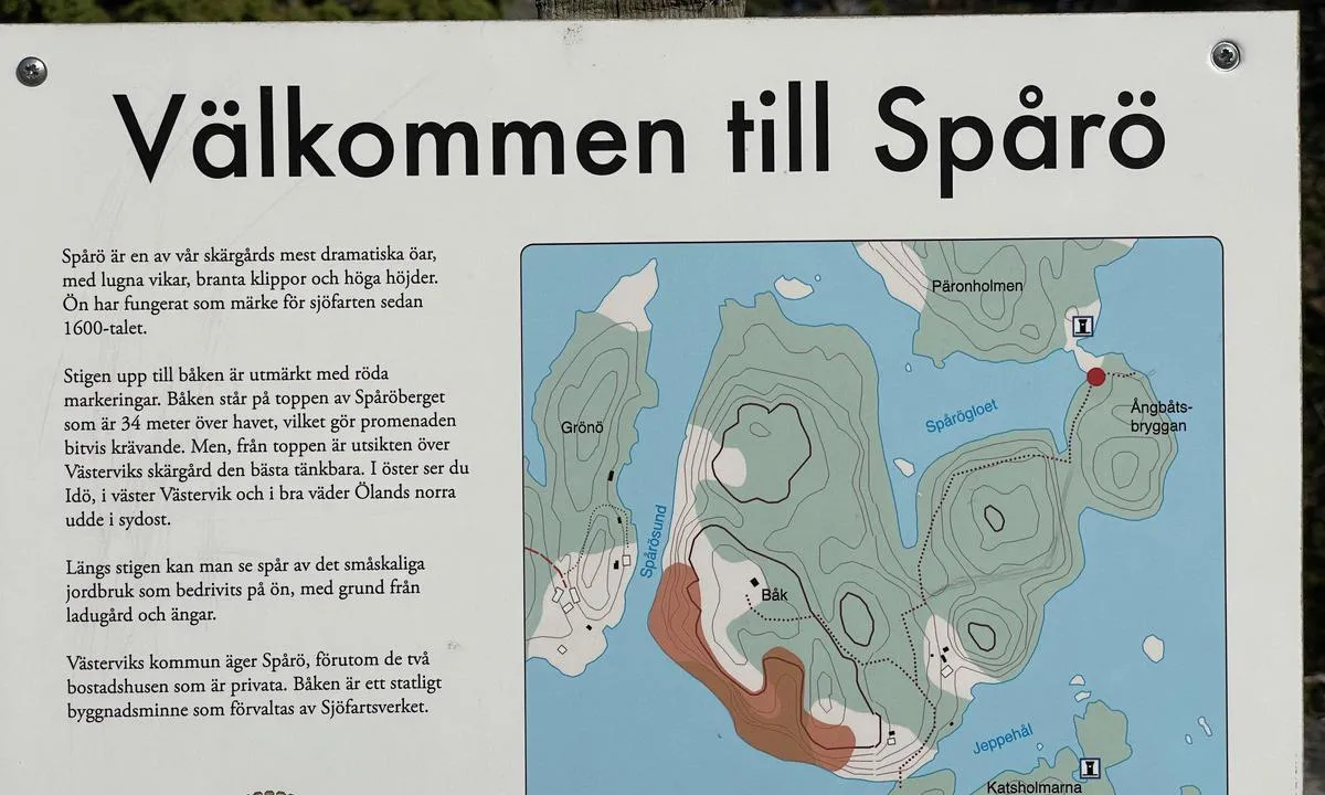 Katsholmarna: Trail map