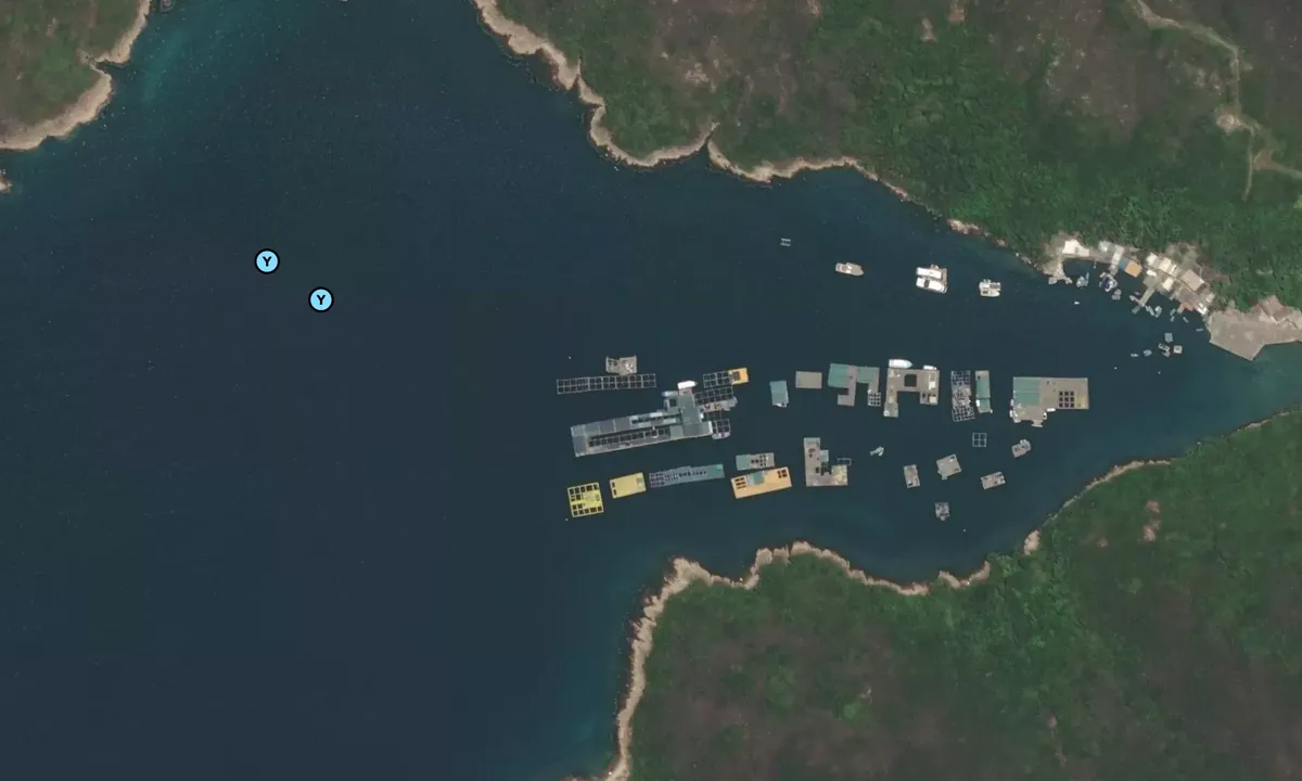 Satelite image of Kau Sai Fish Farm and Restaurant