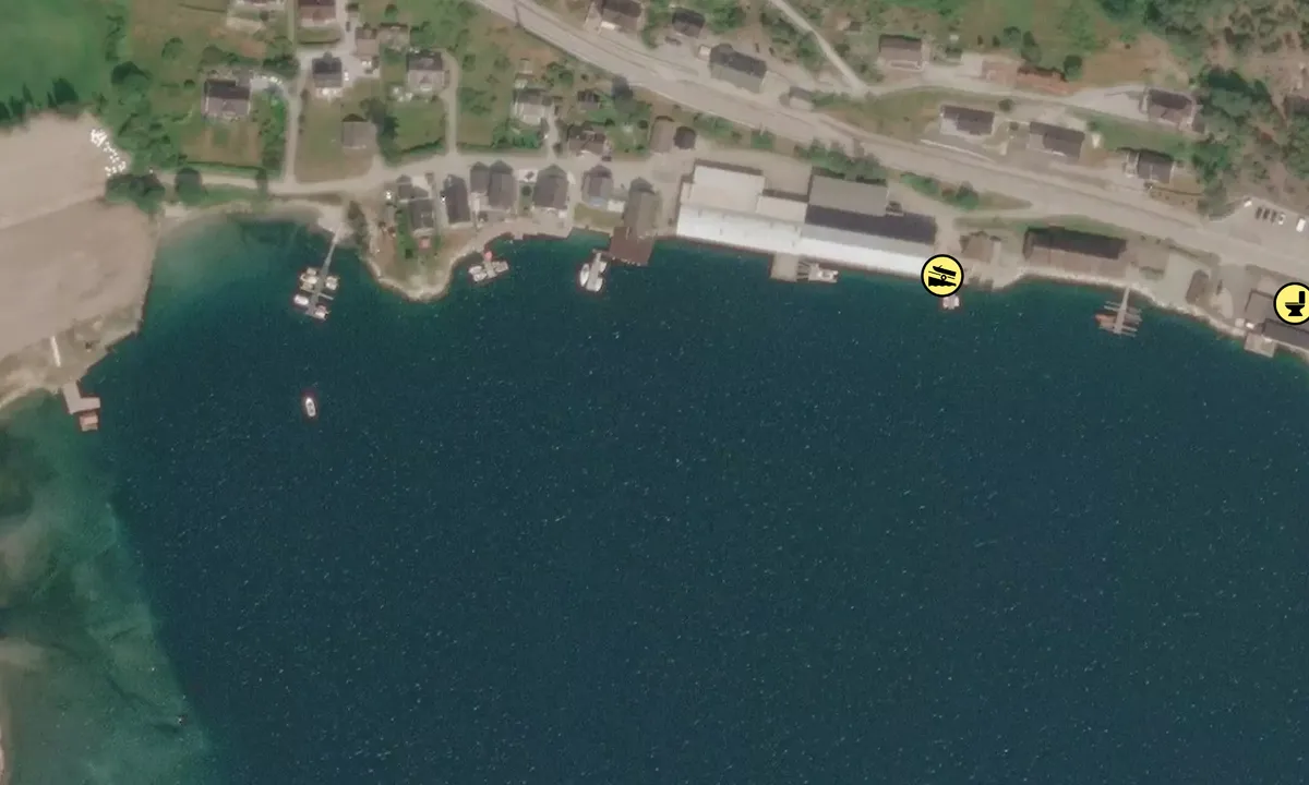 Satelite image of Kaupanger svaibøye