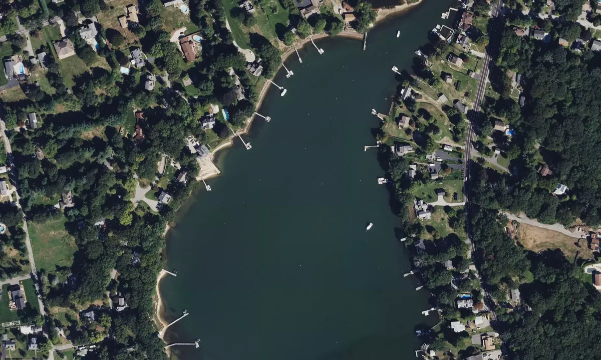 Satelite image of Keeney Cove