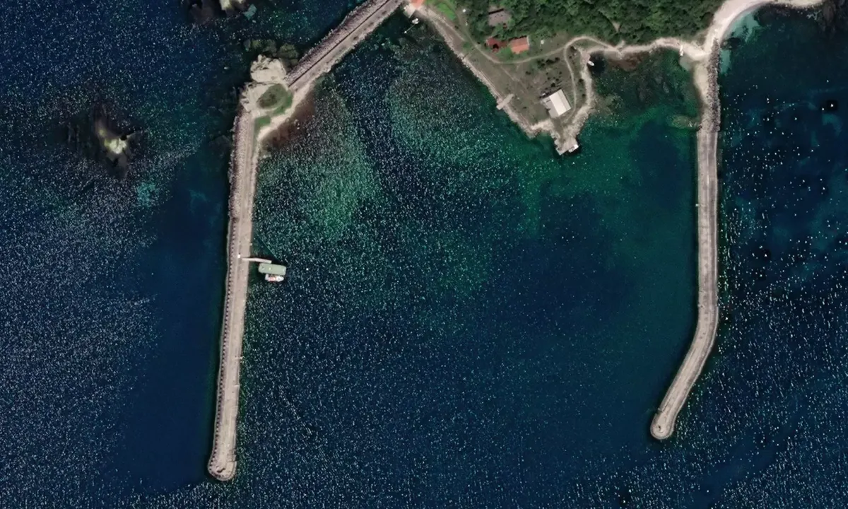 Satelite image of Kefken Adası