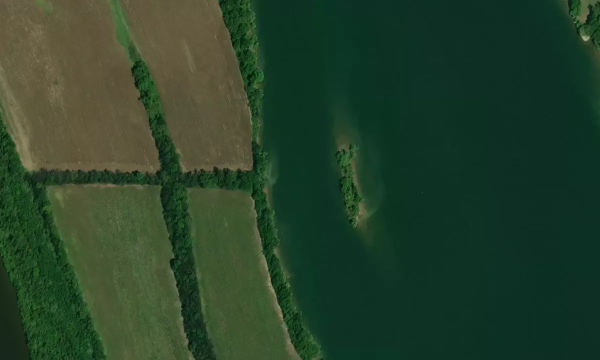 Satelite image of Kelley's Island