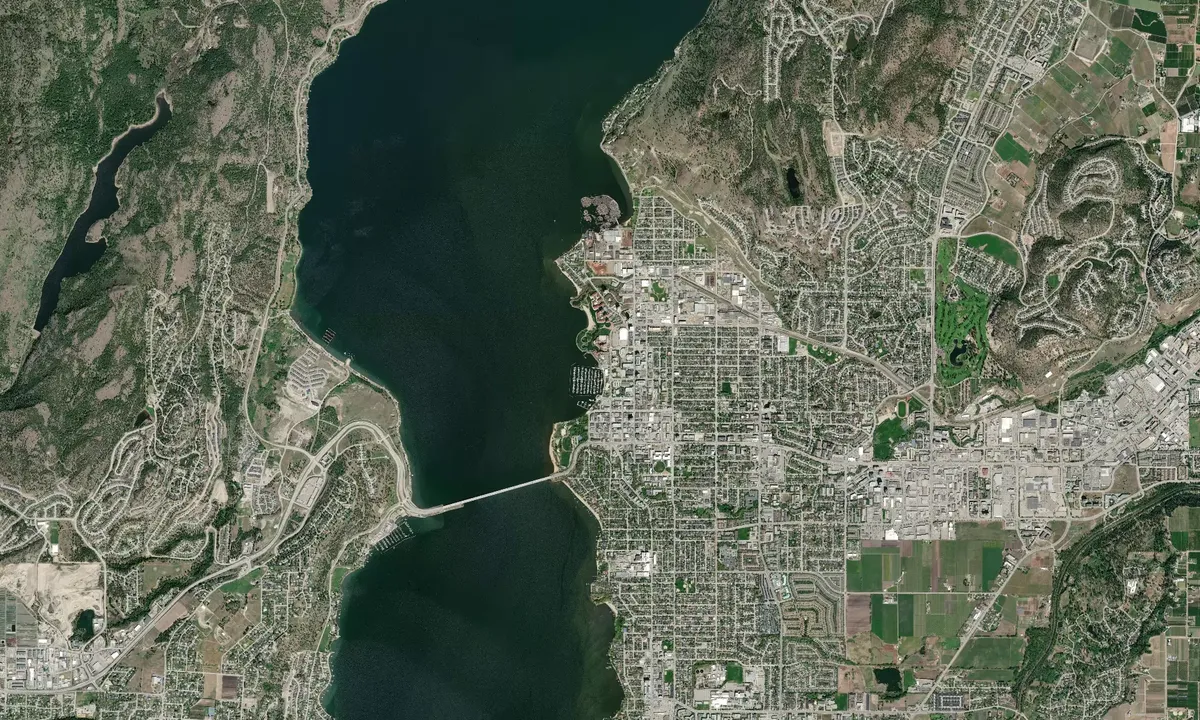 Flyfoto av Kelowna Yacht Club