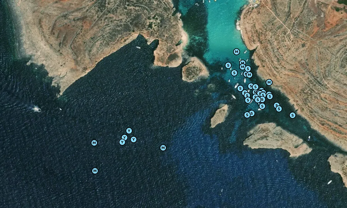 Satelite image of Kemmunett Malta
