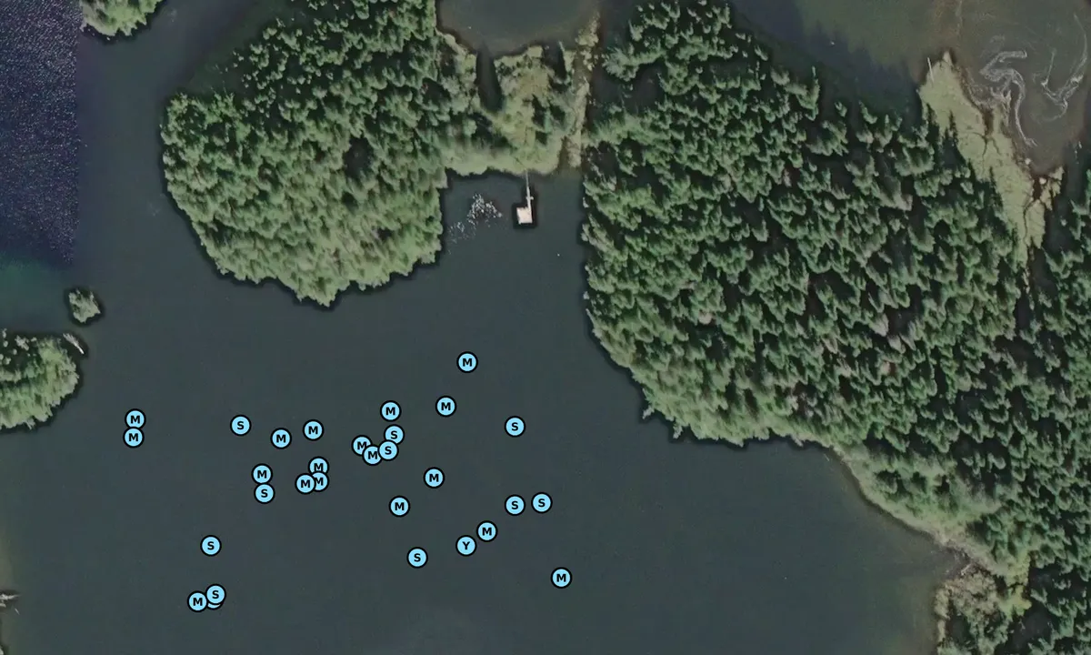 Satelite image of Kennedy Cove