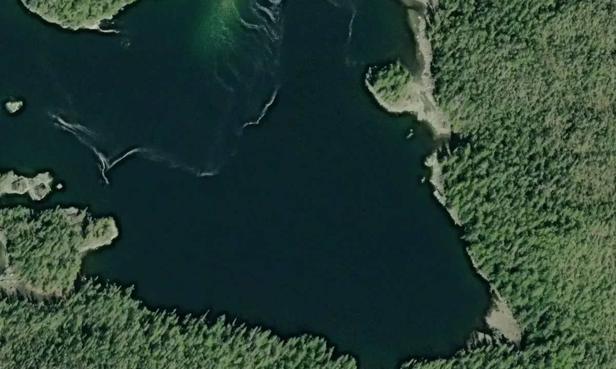 Satelite image of Kent Inlet