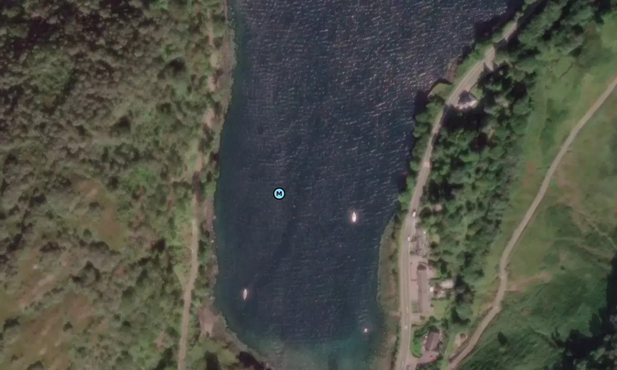 Flyfoto av Kentallen Bay