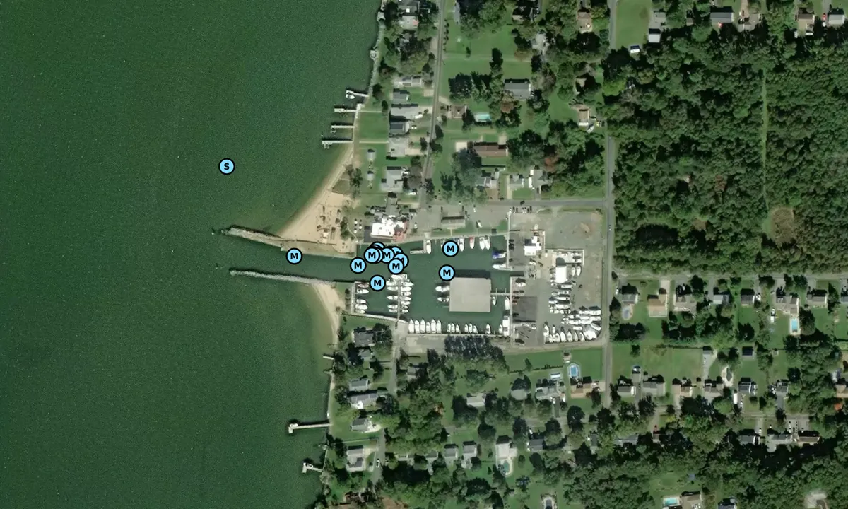 Satelite image of Kentmorr Marina - Stevensville