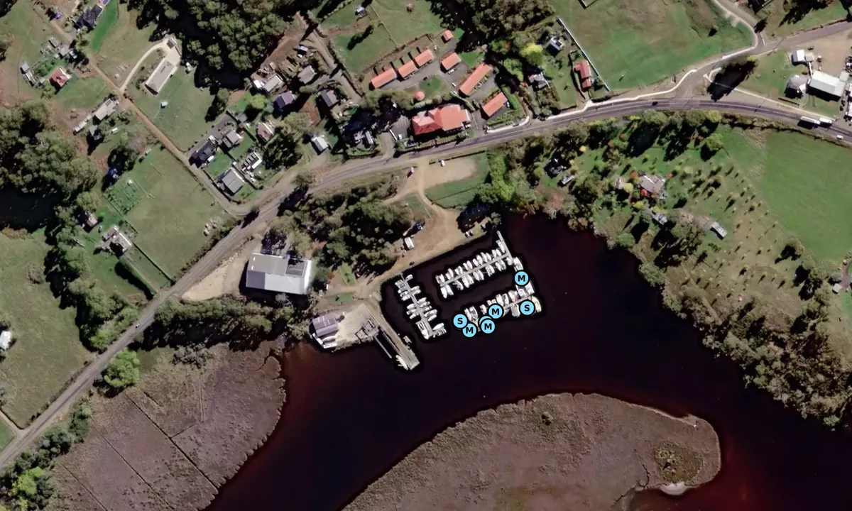 Satelite image of Kermandie Marina