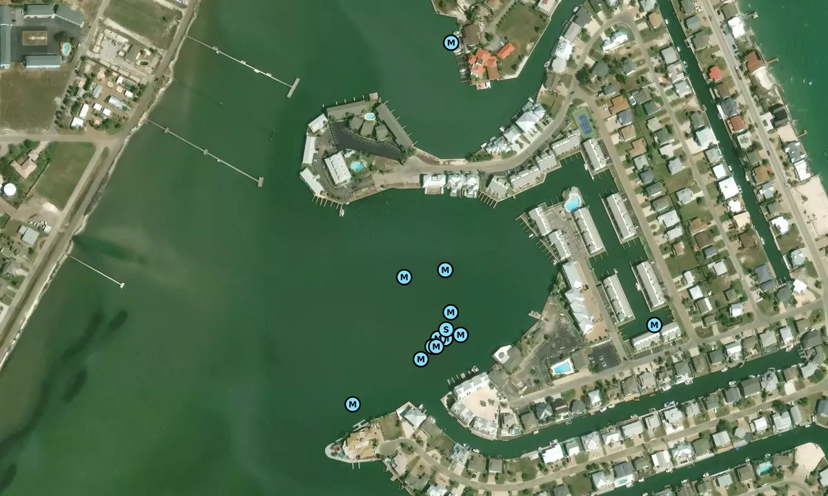 Satelite image of Key Allegro Isle Marina