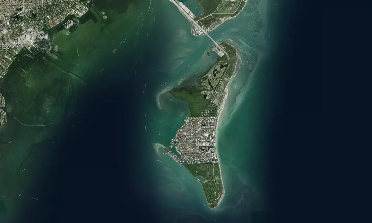Flyfoto av Key Biscayne Yacht Club