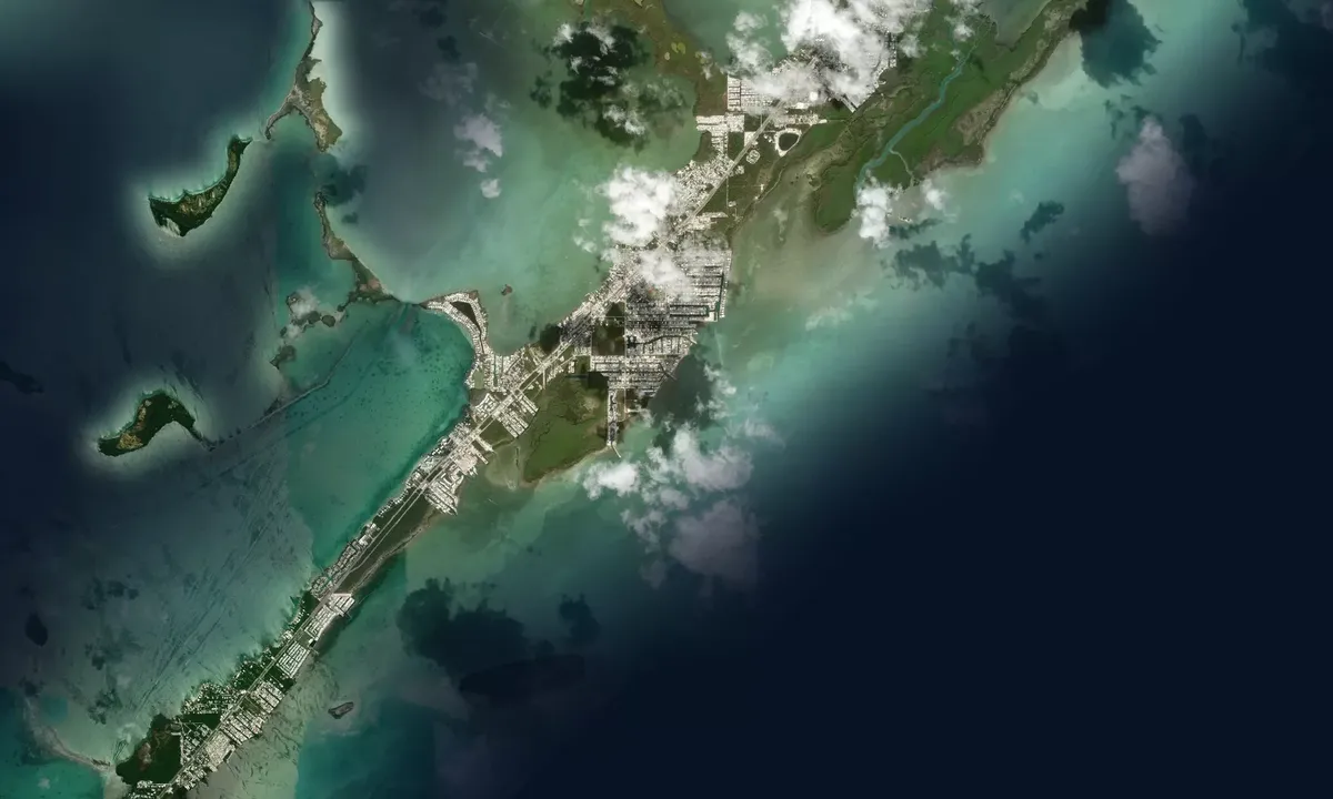 Flyfoto av Key Largo