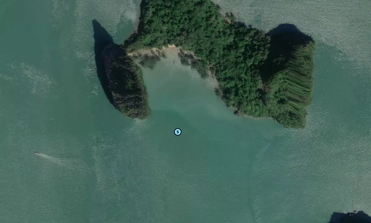 Satelite image of Khao Phing Kan