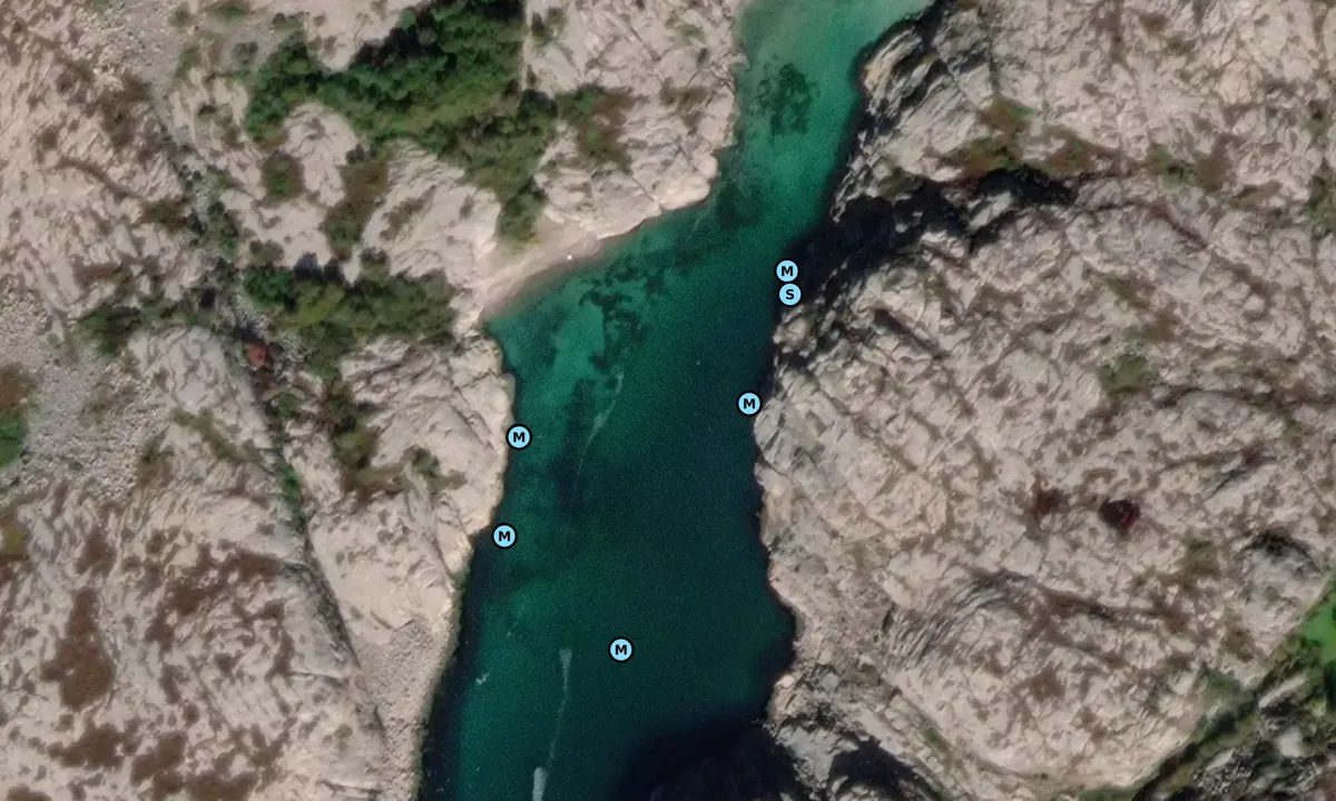 Satelite image of Kiddön - Lilla Hamburgö