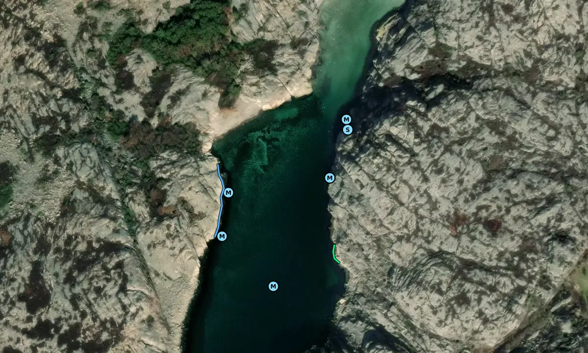 Satelite image of Kiddön - Lilla Hamburgö