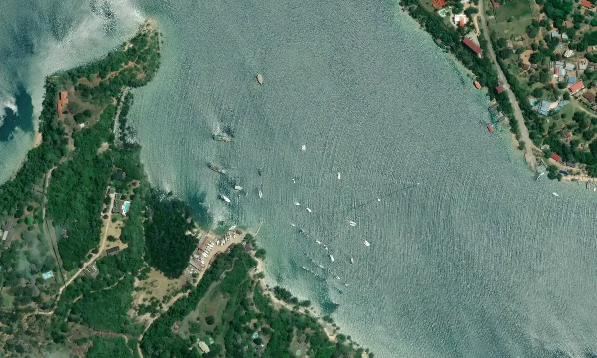 Satelite image of Kilifi