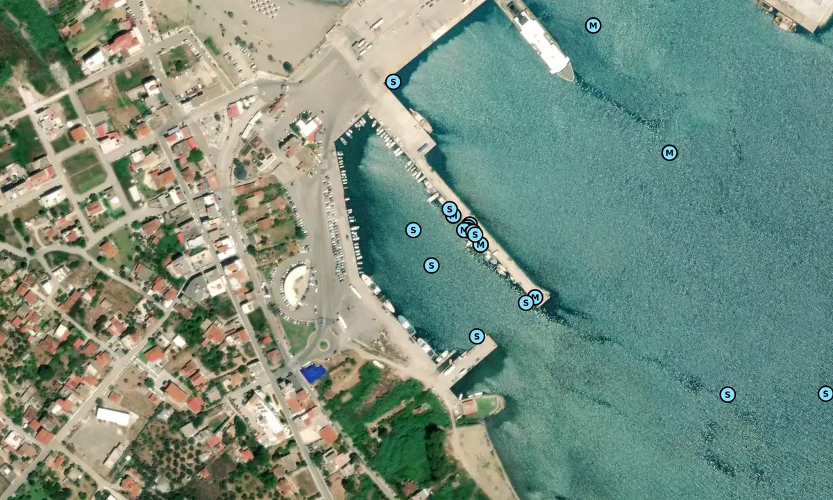 Satelite image of Killini marina