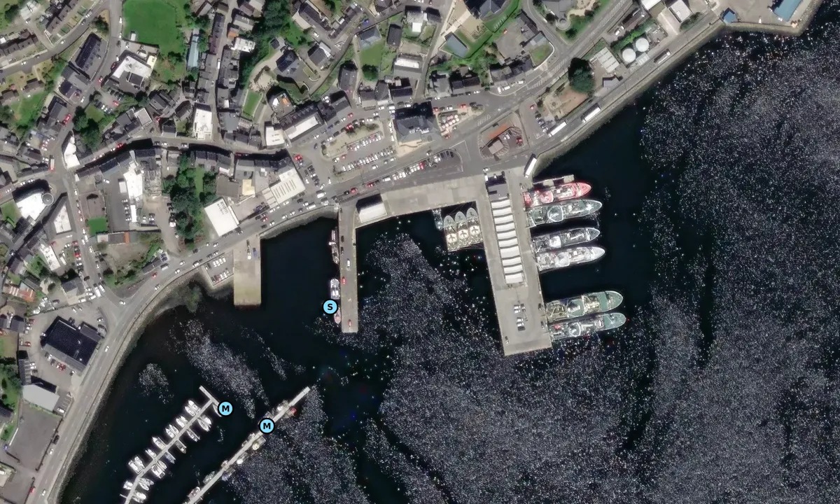 Satelite image of Killybegs Marina