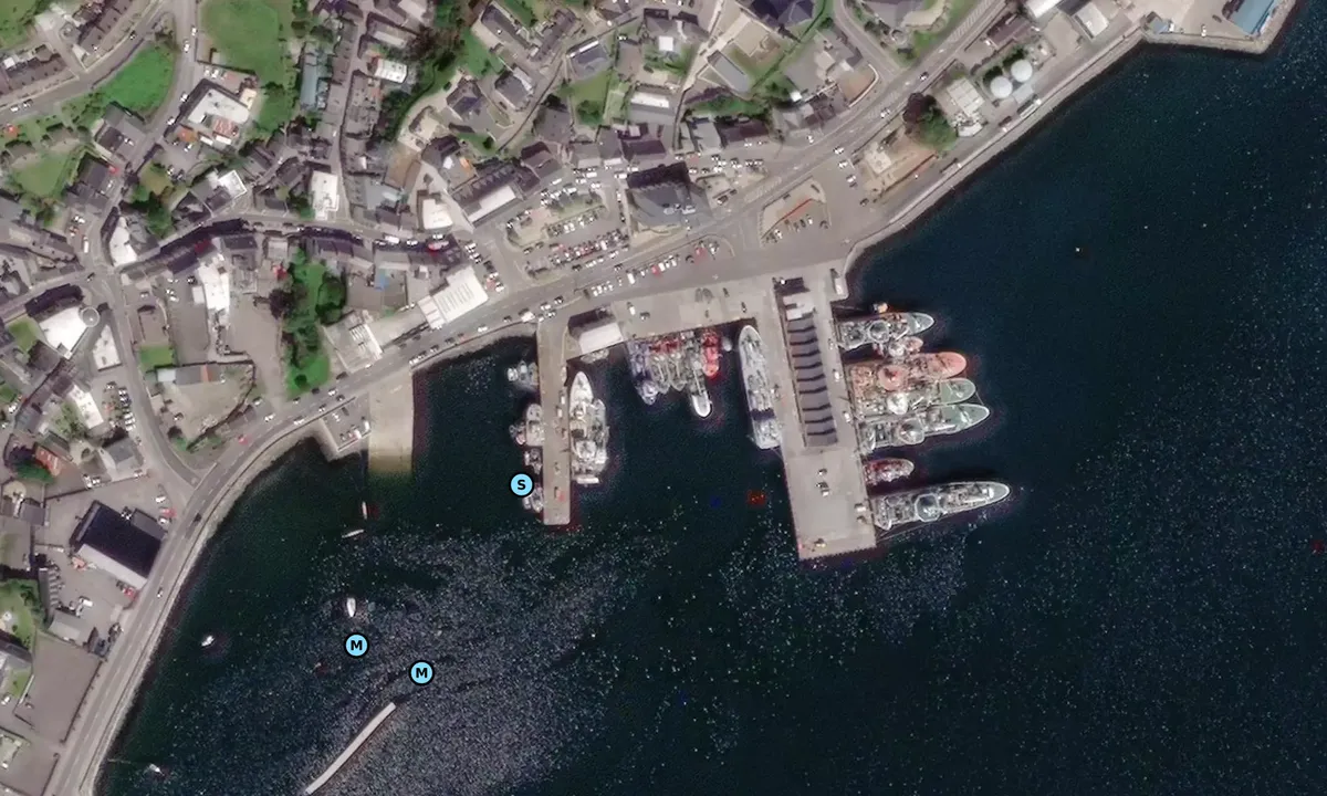 Satelite image of Killybegs Marina
