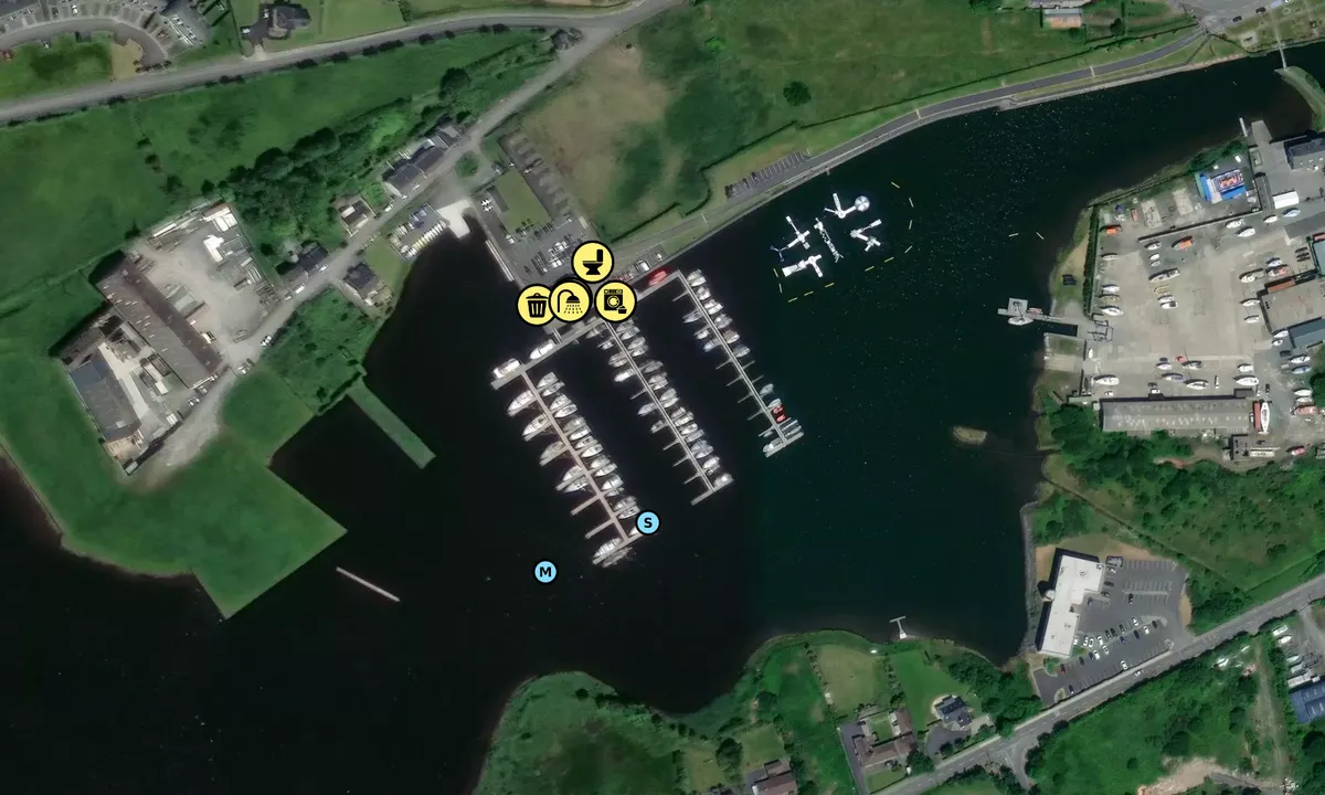 Satelite image of Kilrush Marina - Shanakyle Road