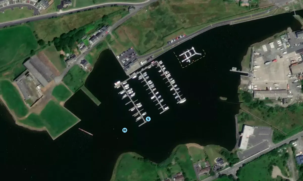 Satelite image of Kilrush Marina - Shanakyle Road